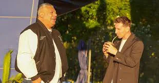 Tapia consiguió su foto con Messi