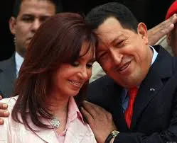 cristina y Hugo Chávez c