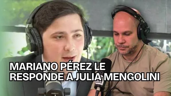 Mariano Pérez, periodista, le respondió a Julia Mengolini luego de los ataques verbales