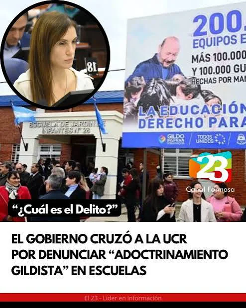adoctrinan niños en Formosa con la figura de Insfrán